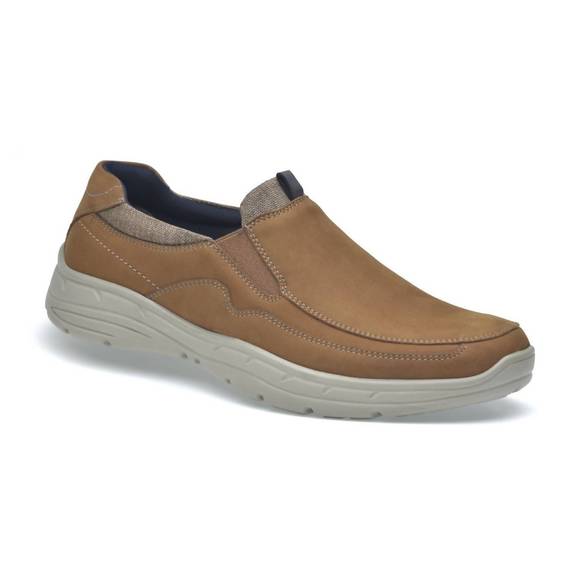 NEW PAZSTOR men's mocassin abdiel in sand - Picture 1 of 6